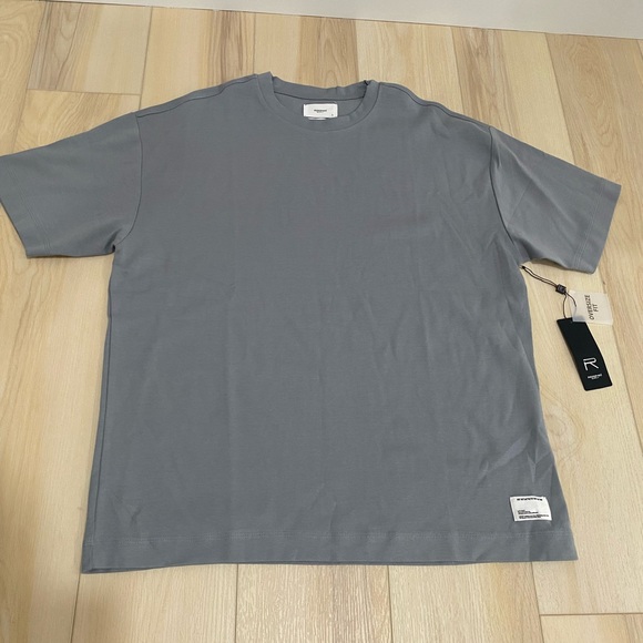 Public Supply Short Sleeve Shirt Oversize Fit Men's Large Grey Heavy - Picture 1 of 7